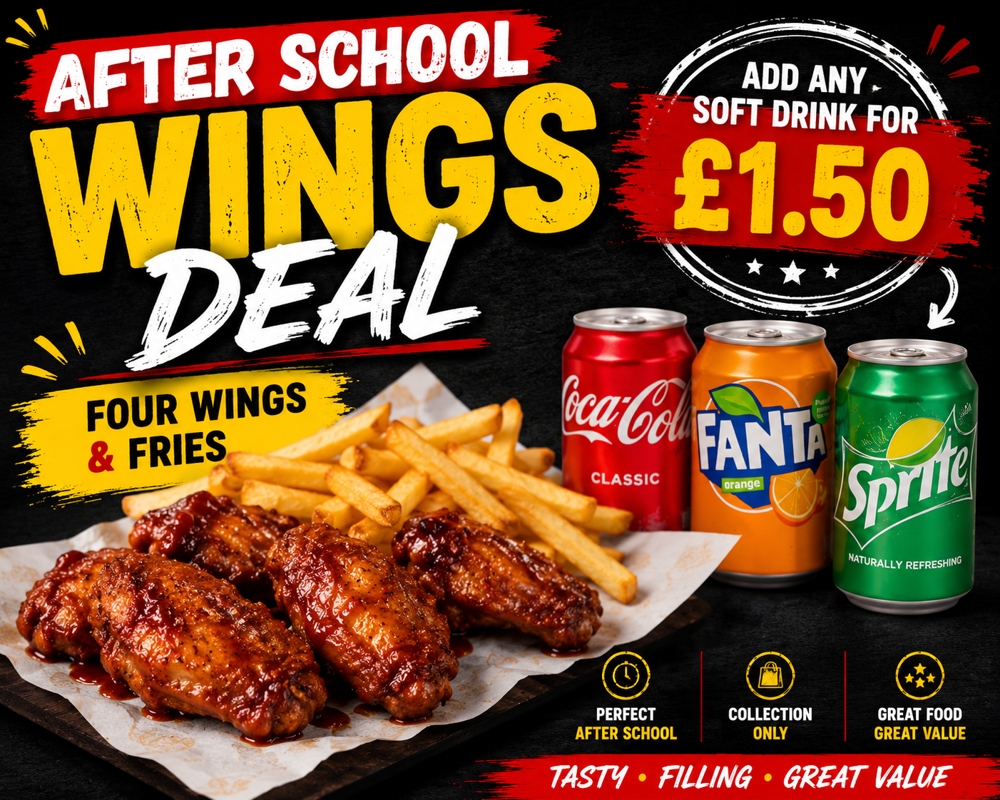 After School Wings Deal