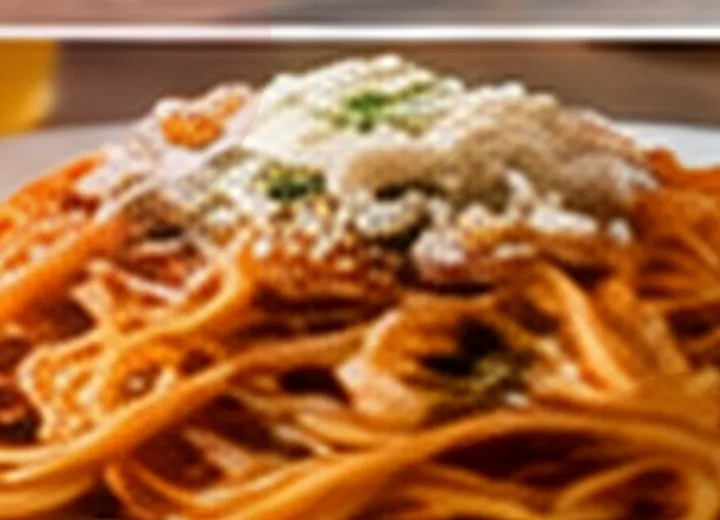 Pollo Milanese with Tomato Spaghetti